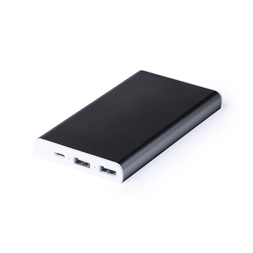 Batteria esterna personalizzata da 6000 mAh con due uscite USB in alluminio - Catanzaro