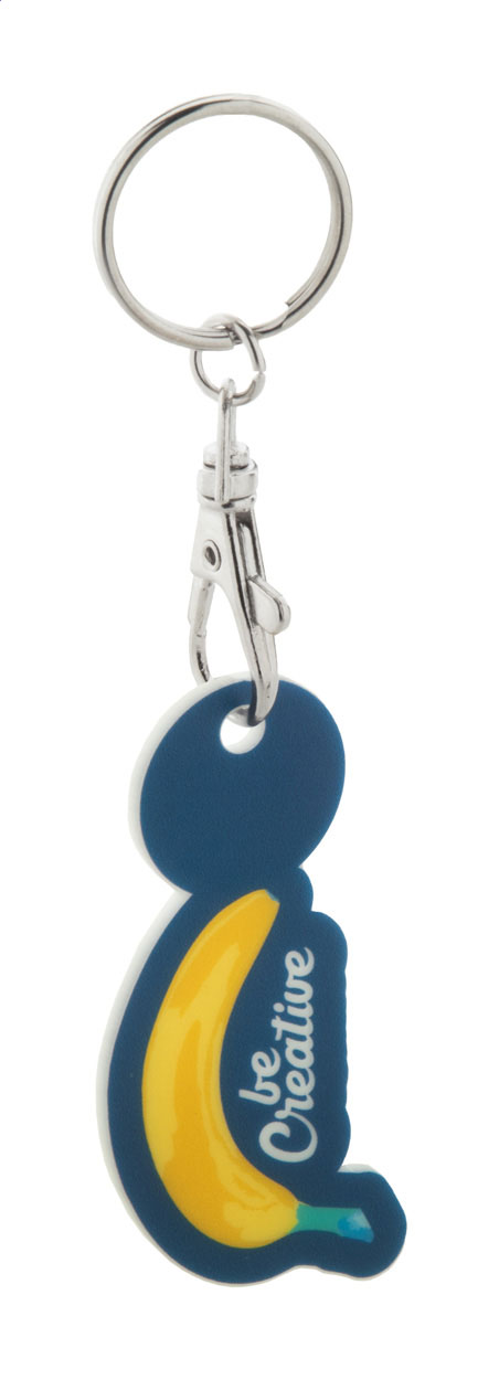 Portachiavi Creativo Moneta Carrello - Castelmarte