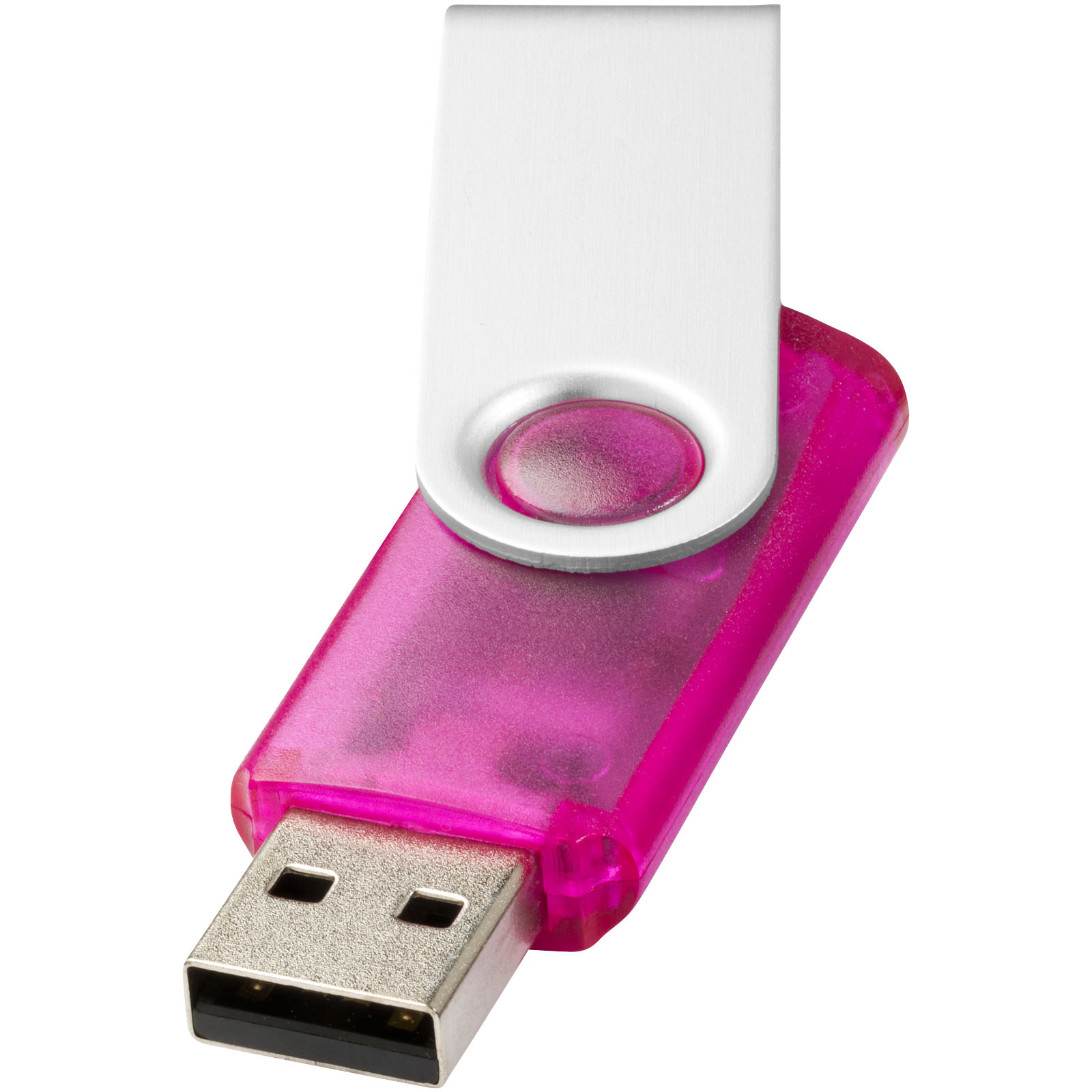 Unità flash USB traslucida rotante da 4GB - Gordona