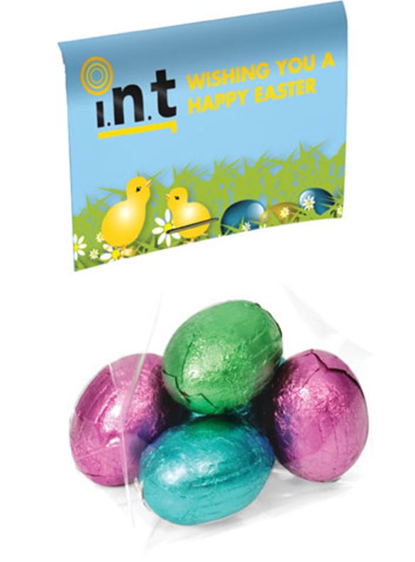 Carta stampata con Uova di cioccolato di Pasqua - Zone