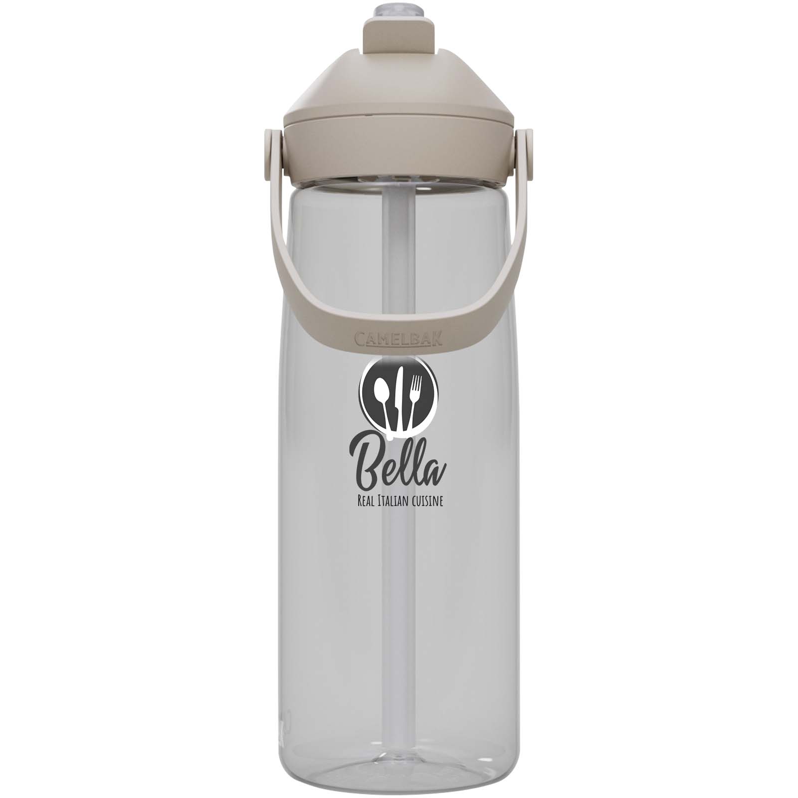 Bottiglia d'acqua Tritan Renew Flip 750 ml con cannuccia e valvola EasyFlow - Bordolano