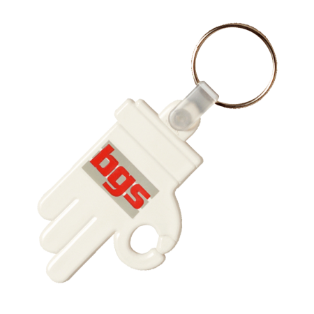Portachiavi in plastica a forma di mano - Ghisalba