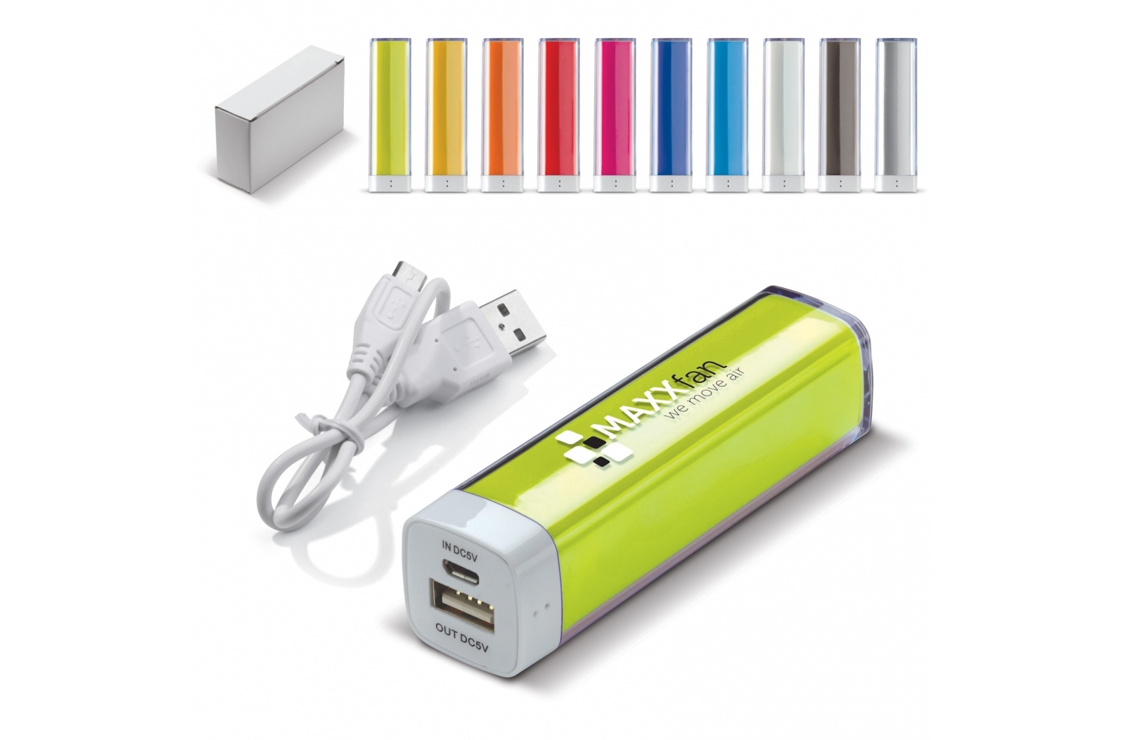 Powerbank in plastica da 2.200mAh - Pagnona