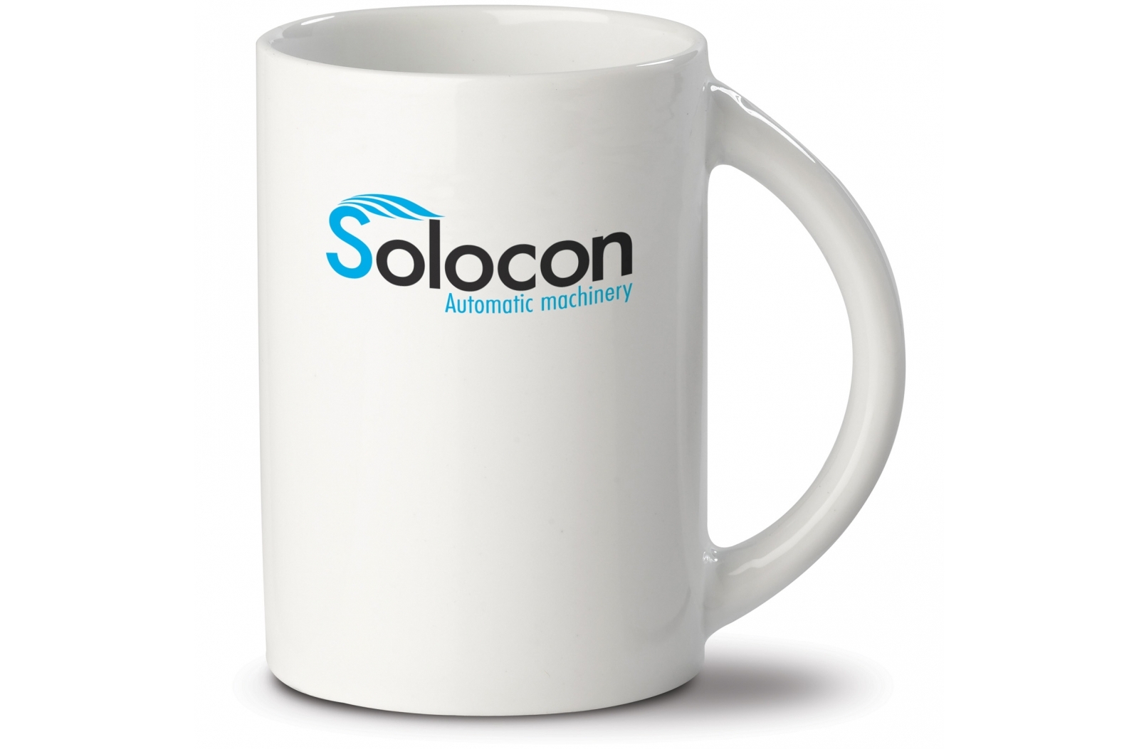 Elegante Tazza Bianca in Porcellana 250ml - Verdello