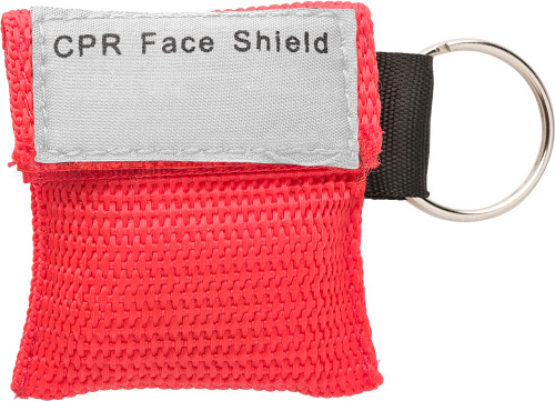 Maschera CPR in plastica in borsa di poliestere con chiusura in velcro - Morrovalle