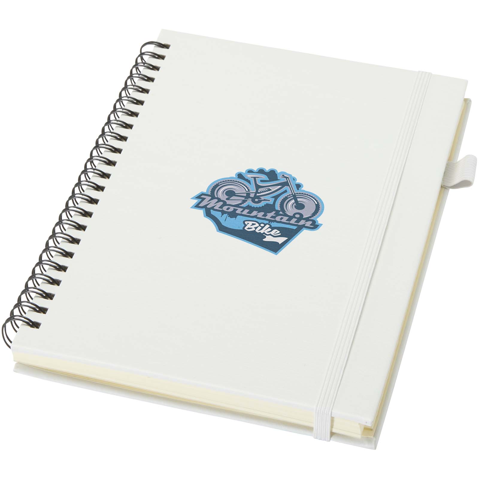 Quaderno A5 a spirale Liss personalizzato con copertina rigida in plastica riciclata