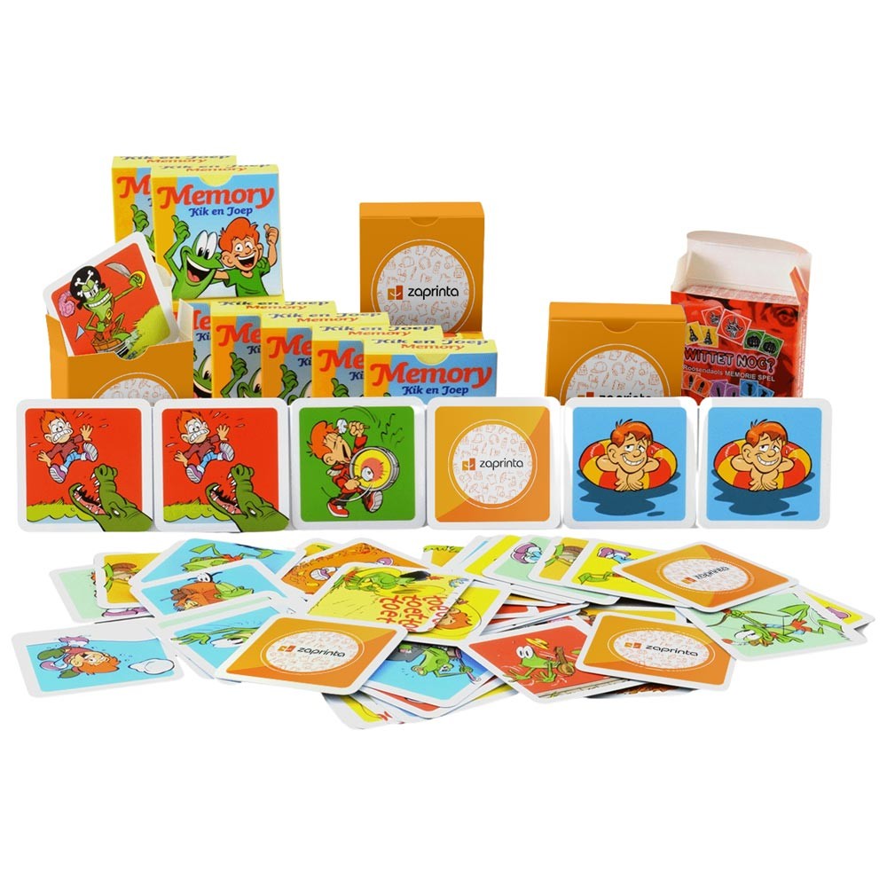 Gioco di memoria con carte personalizzabili e custodia - JCA12