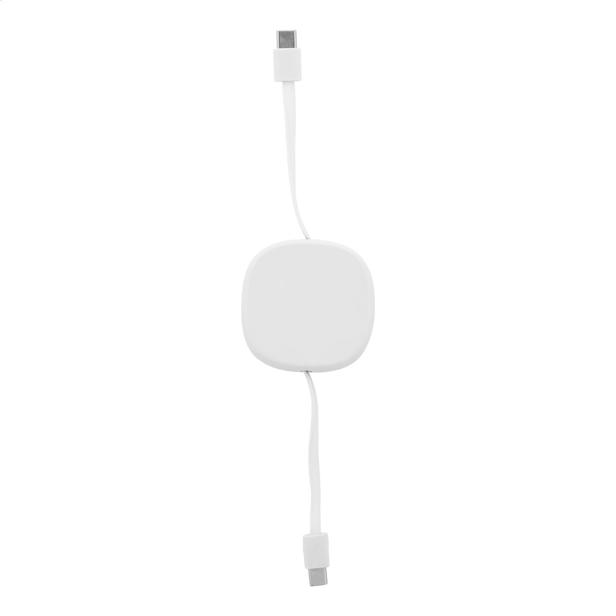 Cavo di ricarica retrattile Cabsle USB-C 60W in ABS riciclato, logo