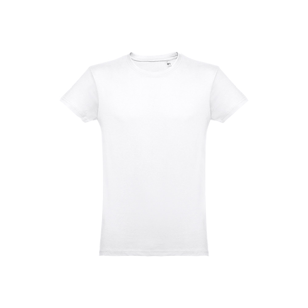 THC LUANDA WH. Maglietta da uomo in cotone tubolare. Colore bianco