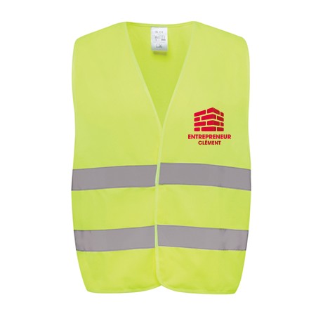 Gilet di Avvertimento ad Alta Visibilità di Classe 2 Unisex - Bisuschio