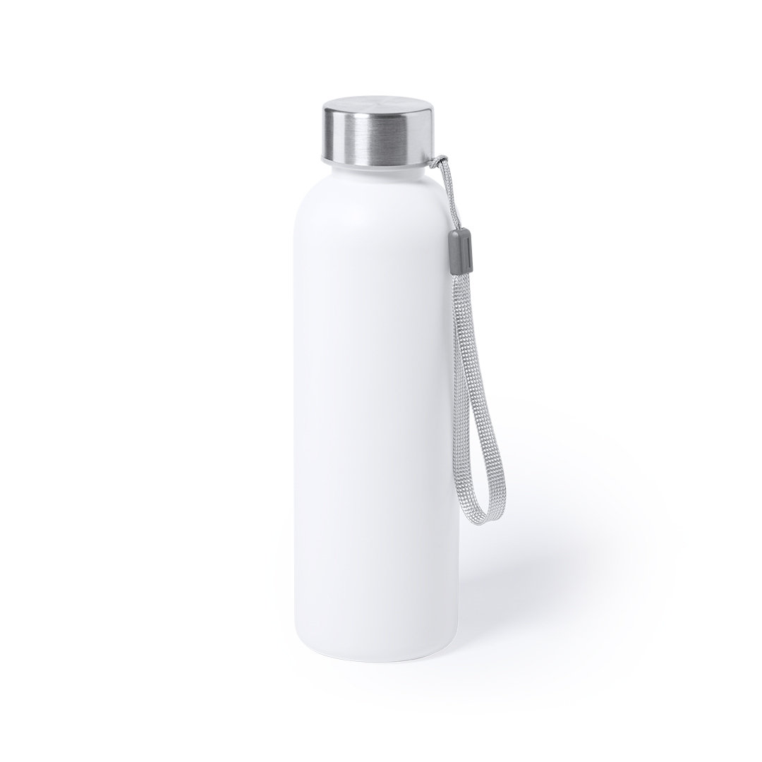 Bottiglia in Materiale PE Antibatterico con Tappo a Vite in Acciaio Inossidabile - Dumenza