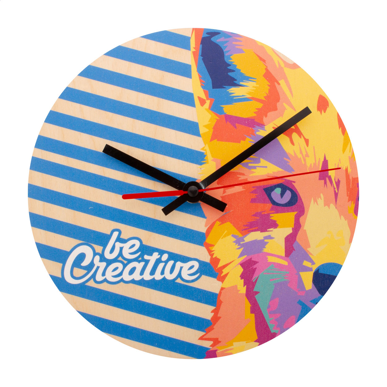 Orologio da Parete Personalizzato in Legno di Betulla - Torre Pallavicina