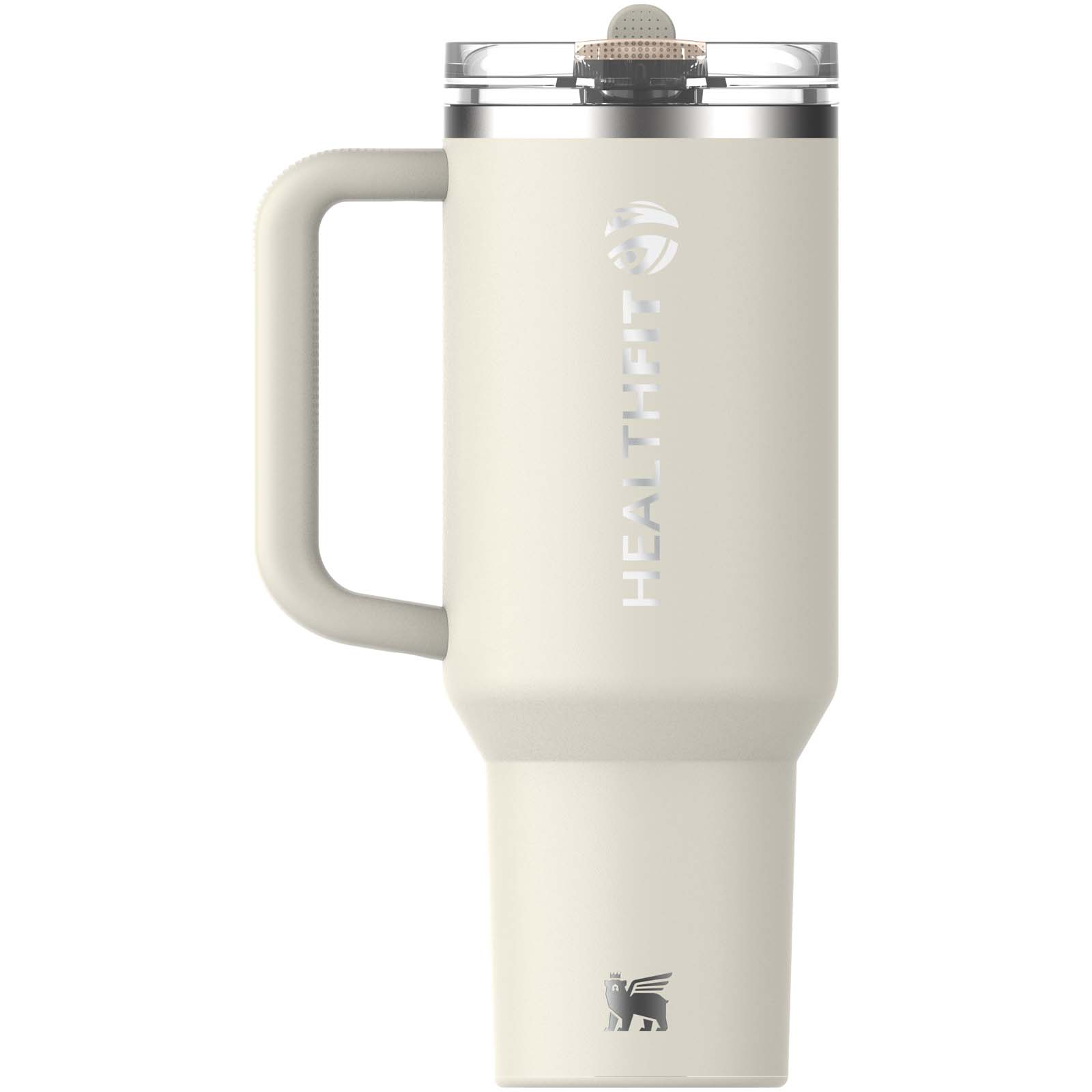 Bicchiere termico Stanley Quencher® ProTour 1180 ml personalizzato, cannuccia ribaltabile, acciaio inox riciclato