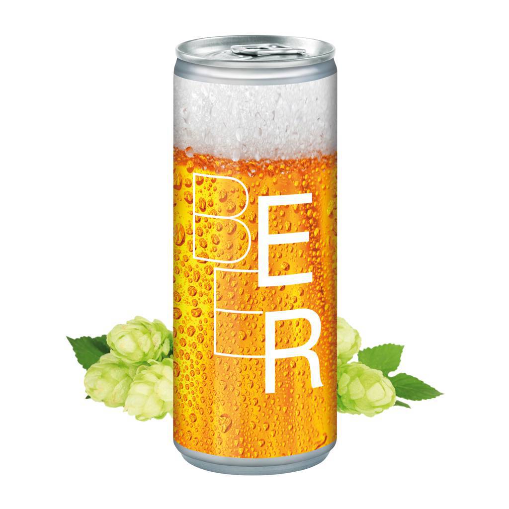 Lattina di birra personalizzata da 250 ml