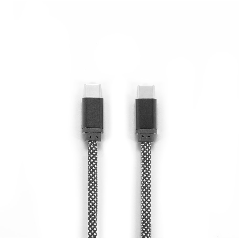 NADELLA. Cavo USB-C a USB-C con cavo in poliestere intrecciato (60 W) e sistema magnetico per arrotolare facilmente il cavo