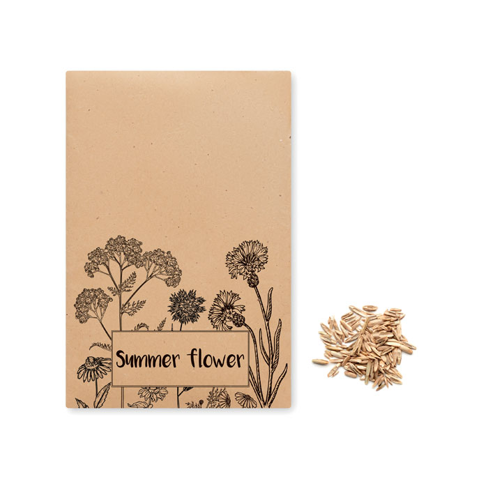 Busta personalizzata con semi di fiori selvatici - Savana