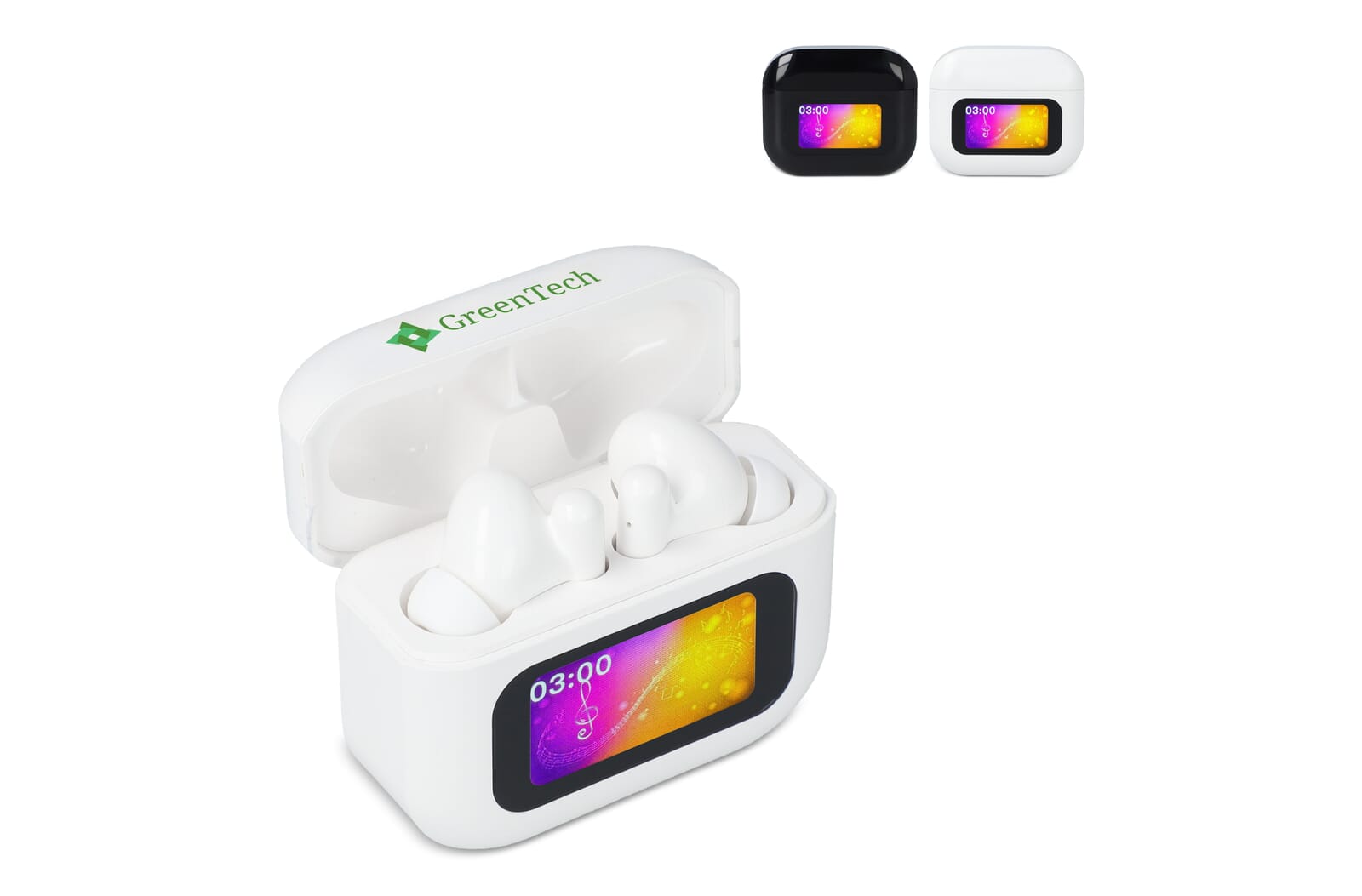 Auricolari ANC Wireless con Controllo Touchscreen LCD - Villachiara