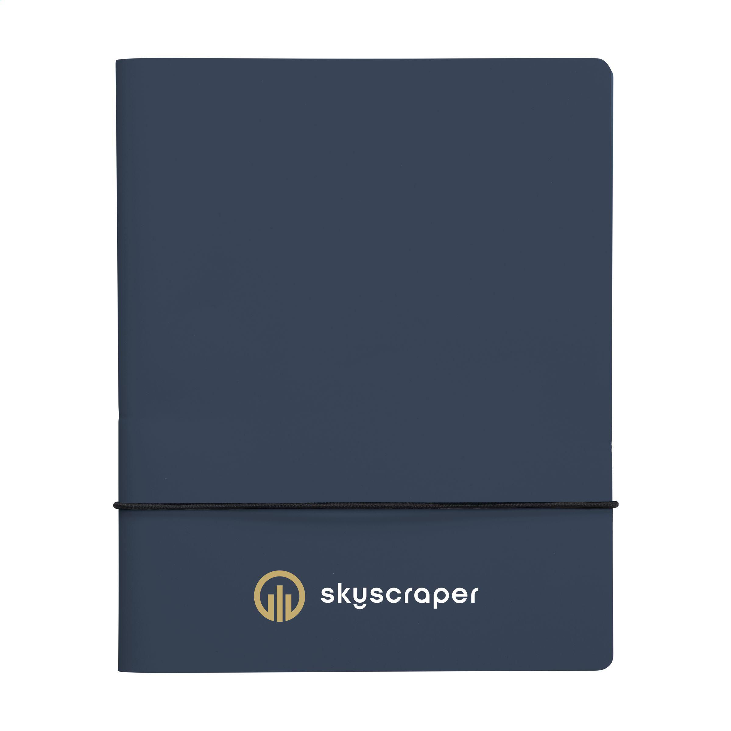 Quaderno Refillabile in Pelle Riciclata A5 - Dazio stampato con logo