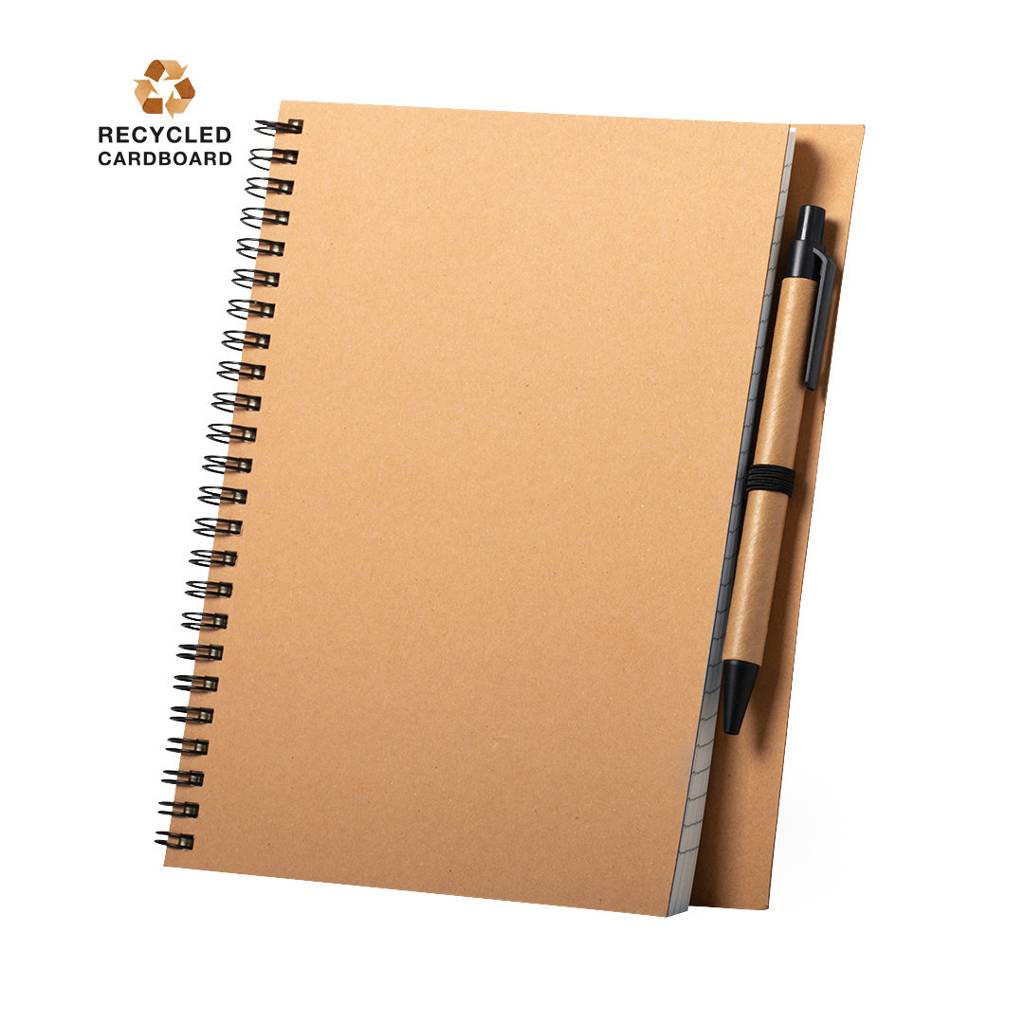 Set di quaderno ecologico e penna a sfera - Renate