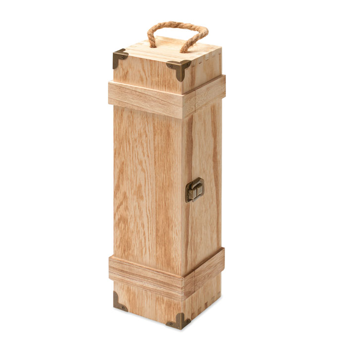 Cassetta regalo per vino in legno di paulonia