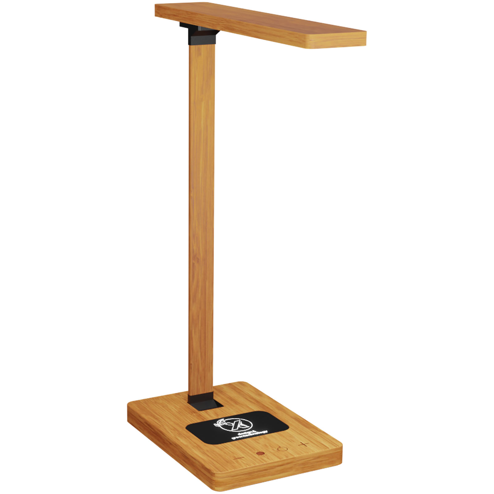 Lampada da tavolo in legno di betulla con base di ricarica ad induzione e luce regolabile - Mandello del Lario