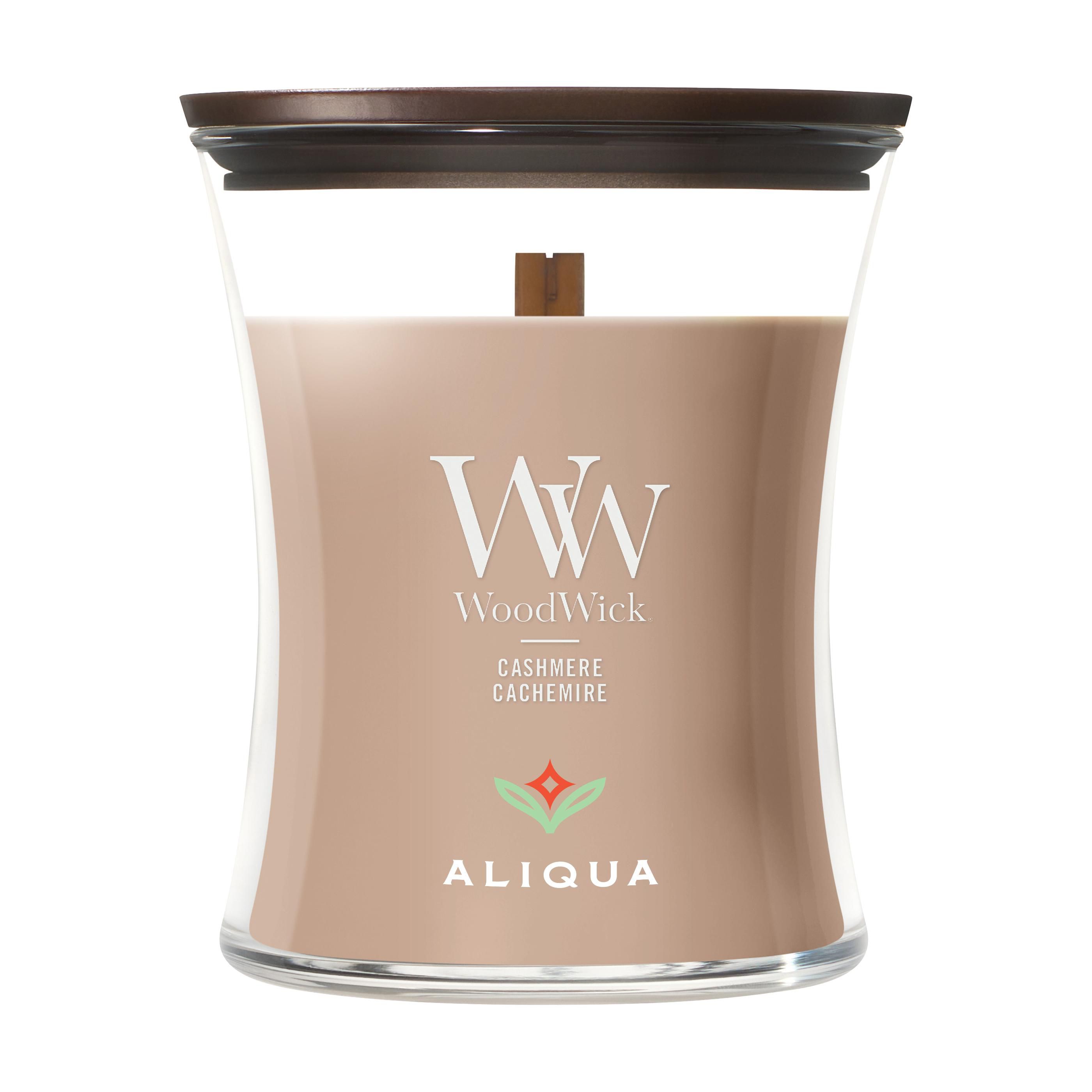 Candela profumata WoodWick Cashmere Media
