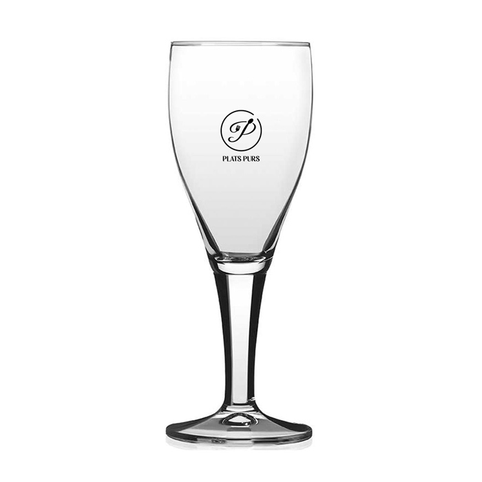 Bicchiere da birra personalizzato con stelo trasparente 300 ml - Chambly