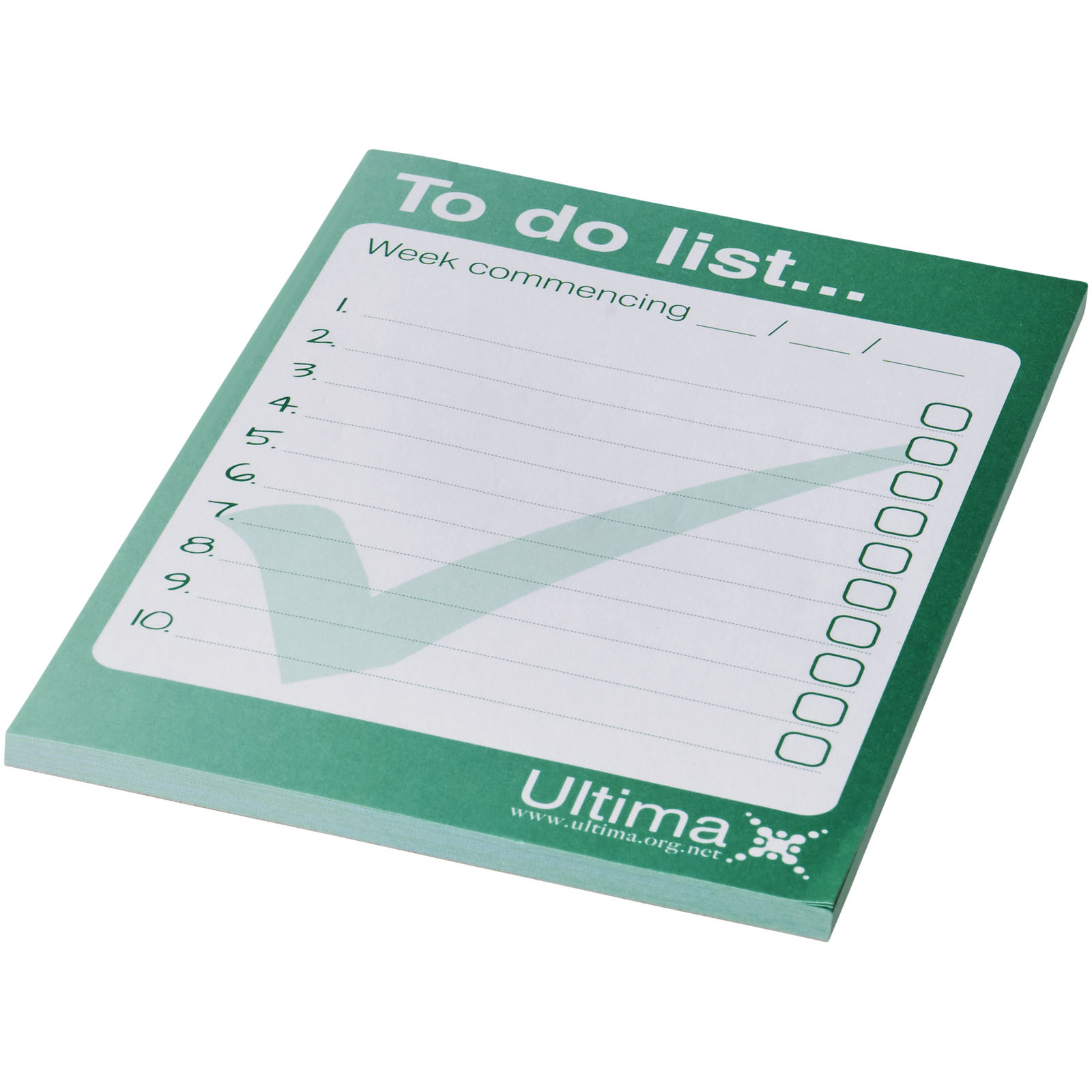 Blocco note da scrivania A6 bianco Desk-Mate® - San Martino del Lago