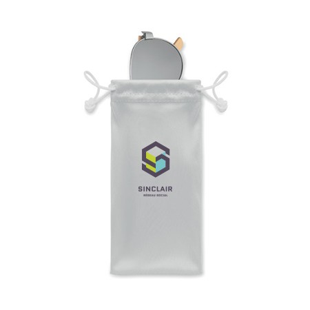 Occhiali da sole specchiati con aste in bambù - Offanengo