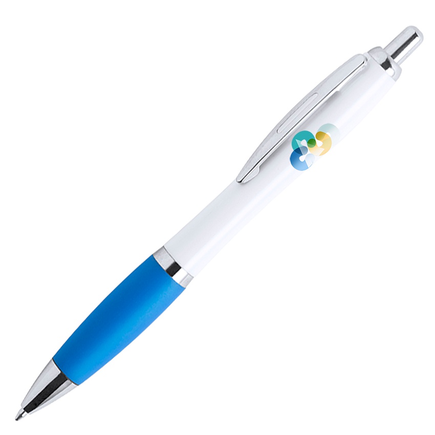 Penna a sfera con design bicolore e inchiostro blu - Brunello