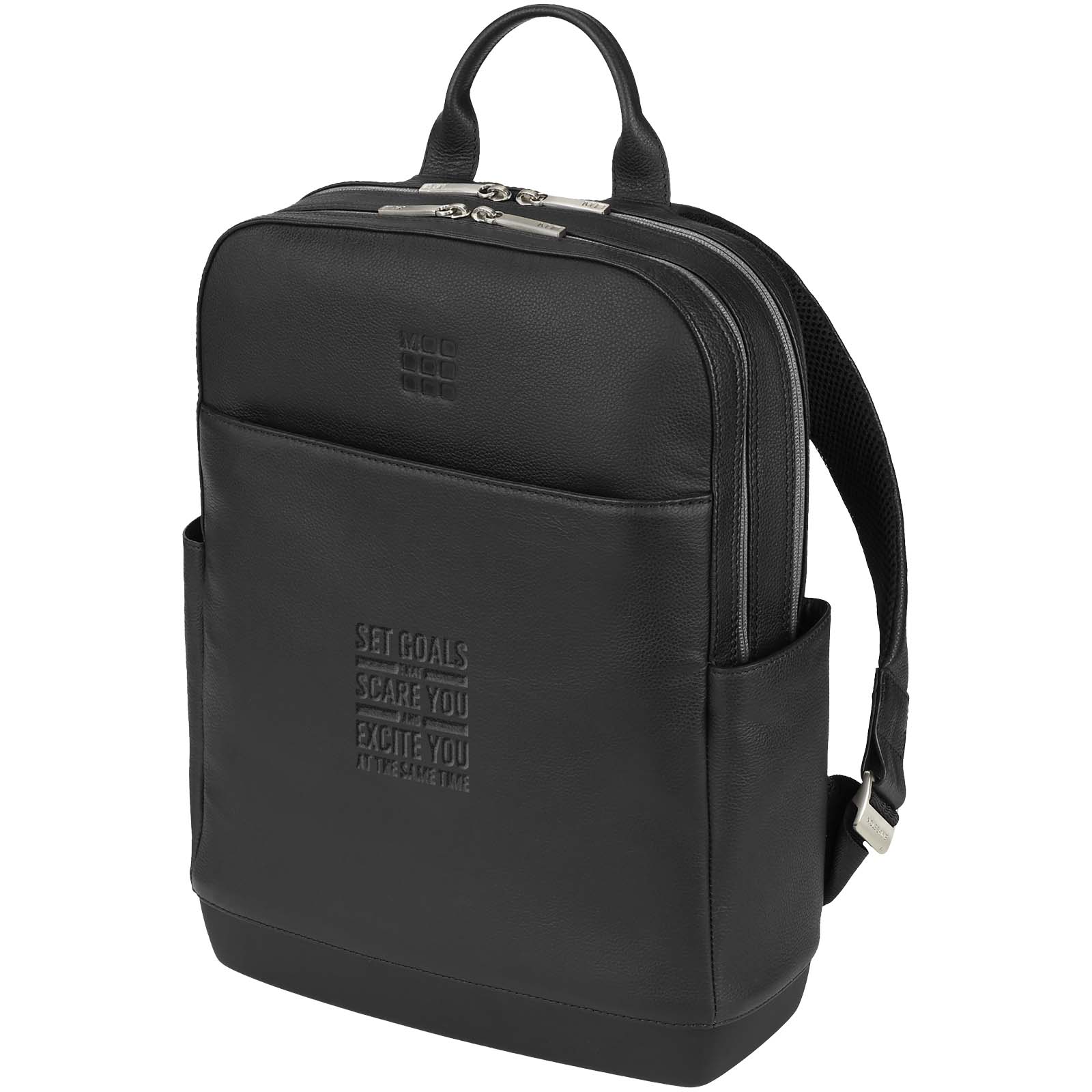 Zaino Eleganza Moderna - Castano Primo stampato con logo