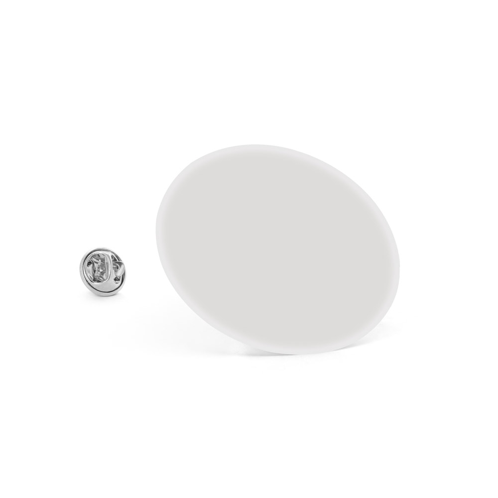 Badge flessibile resinato rotondo Doming 4 personalizzato, 30 mm