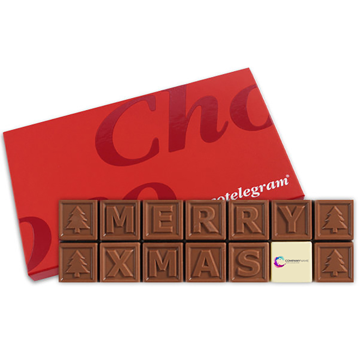 Cartolina di cioccolato di Buon Natale - Miramont-de-Quercy