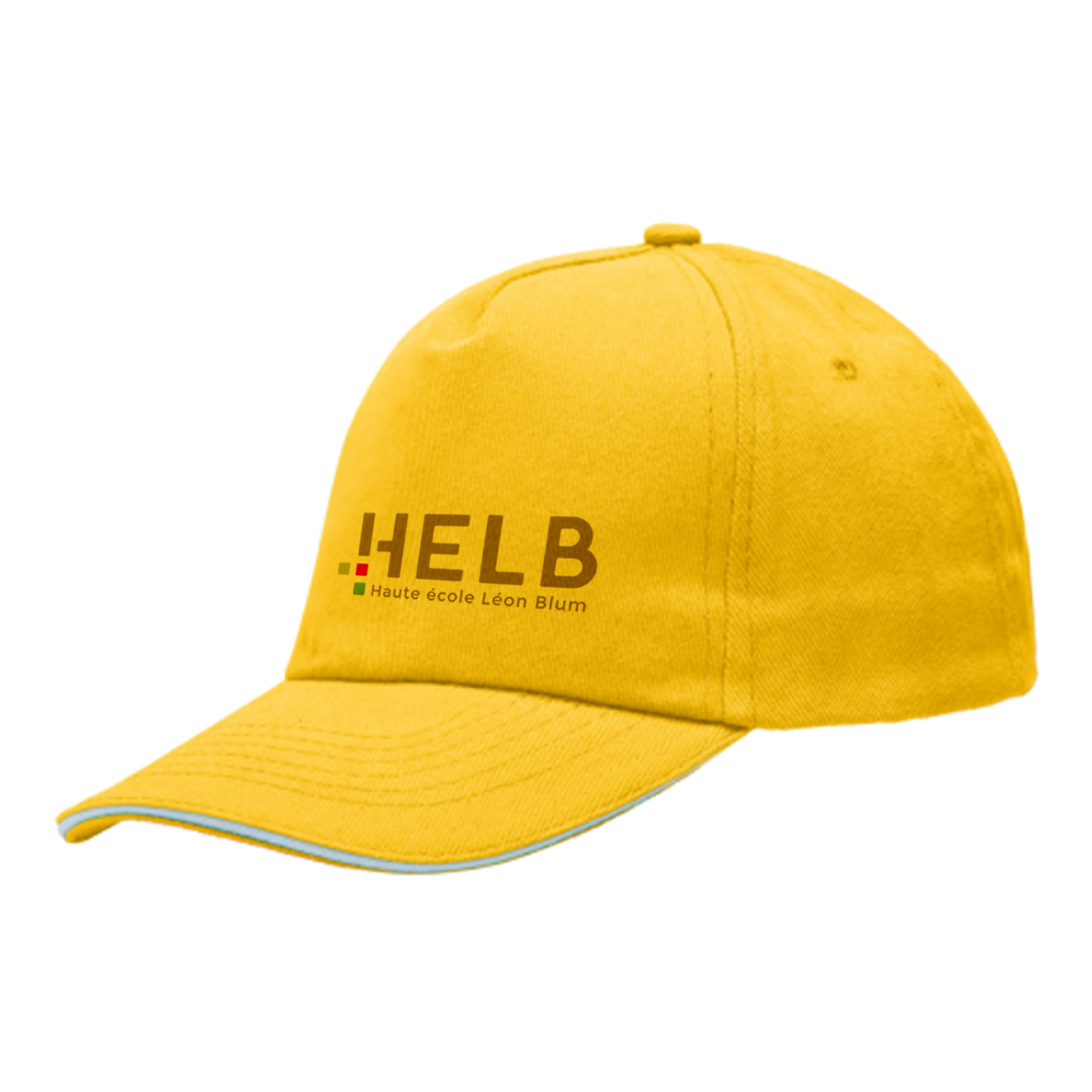 Cappello a 5 pannelli per adulti in cotone spazzolato con chiusura in velcro - Liscate