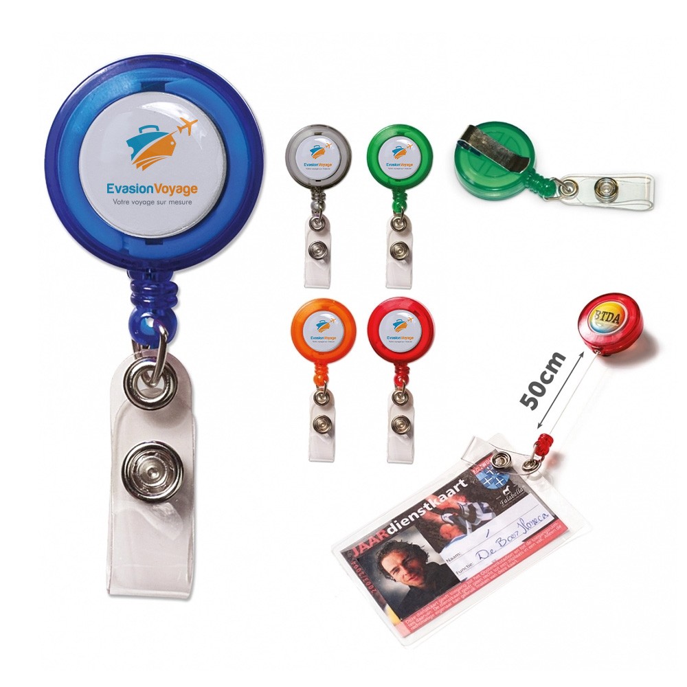 Porta Carte Trasparente Retrattile - Isso