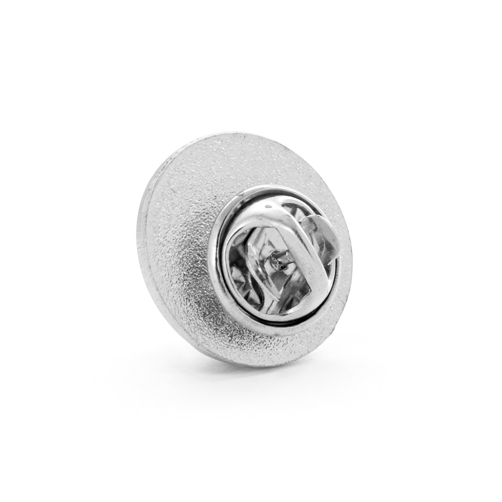 Spilla in metallo Doming 18 personalizzata, 18 × 19 mm
