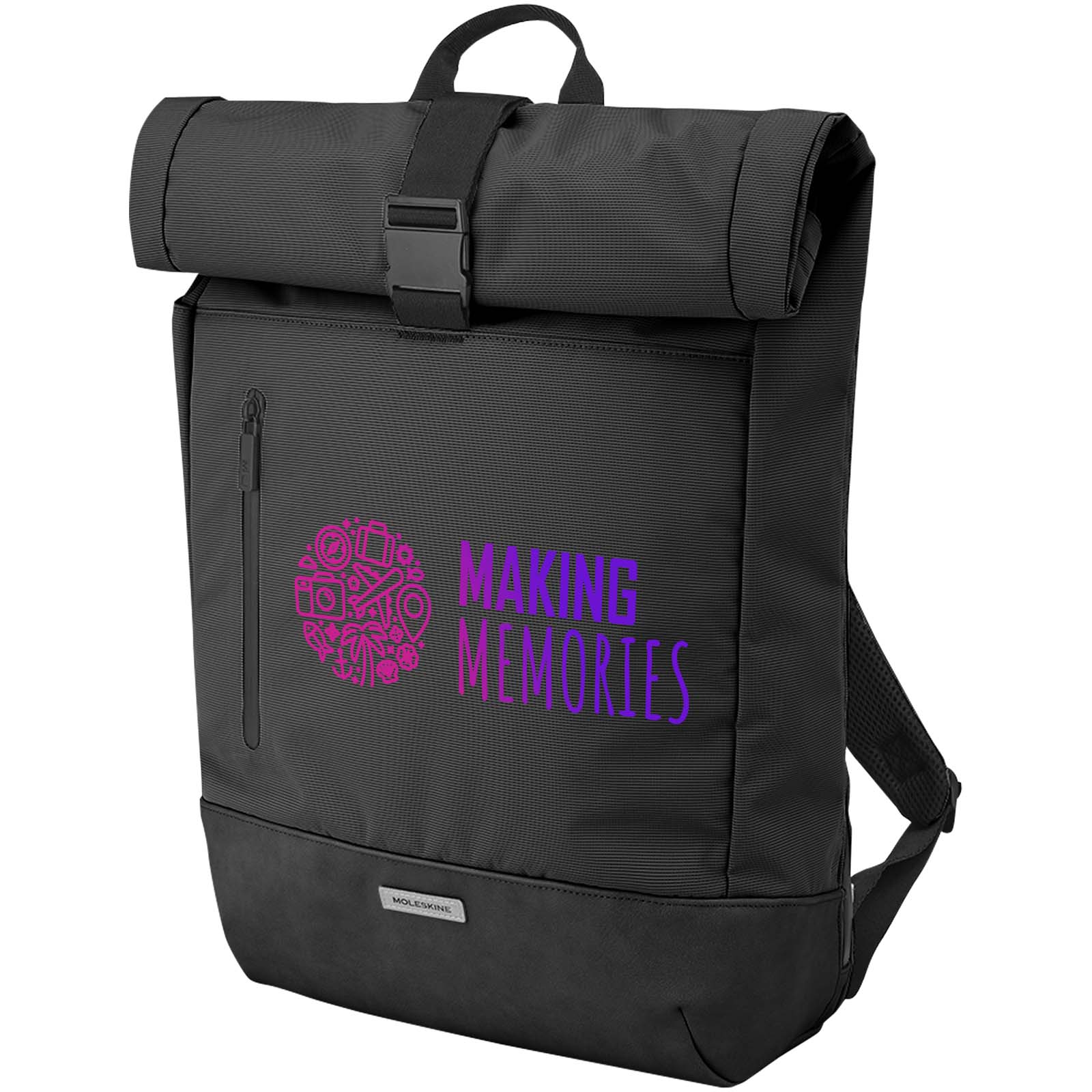 Zaino Metropolitano Rolltop - Orsenigo stampato con logo