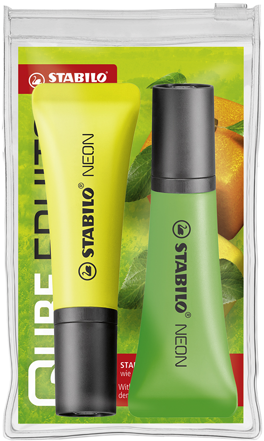 Astuccio STABILO® NEON per 2 evidenziatori - Valsolda