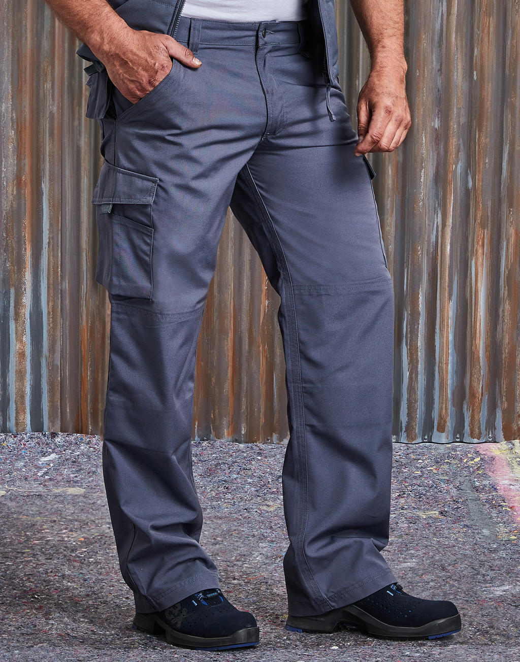 Pantaloni da lavoro in tela di cotone poliestere - Sommo
