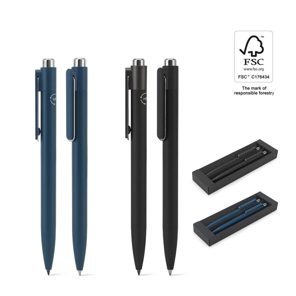 EcoScribe Set - Limone sul Garda stampato con logo
