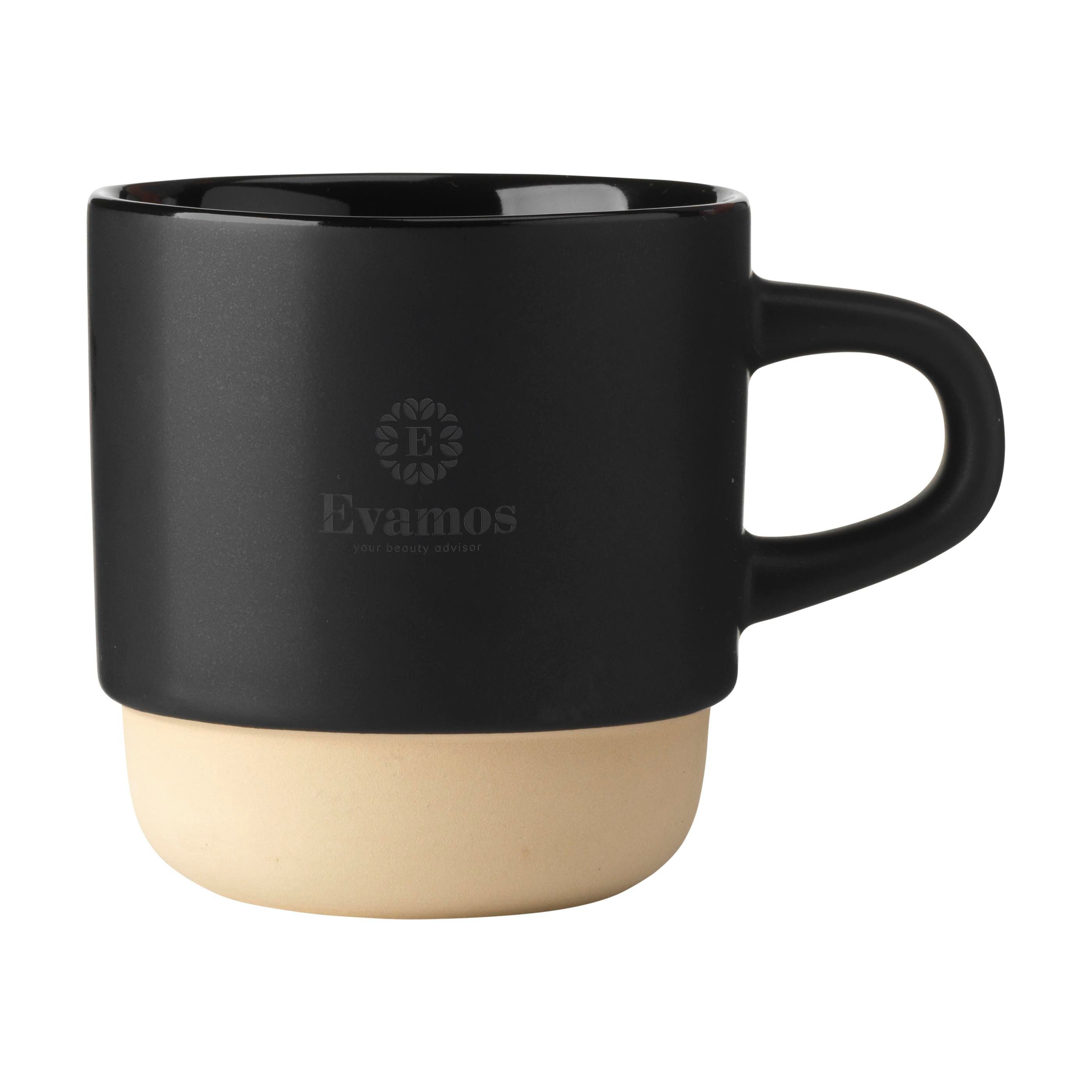 Tazza Elegante Nero 300 ml - Albaredo per San Marco stampato con logo