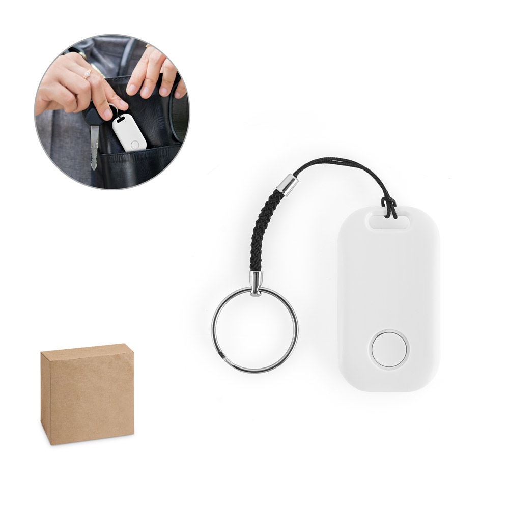 DAMY. Localizzatore wireless con design compatto e leggero in ABS riciclato (100% rABS)