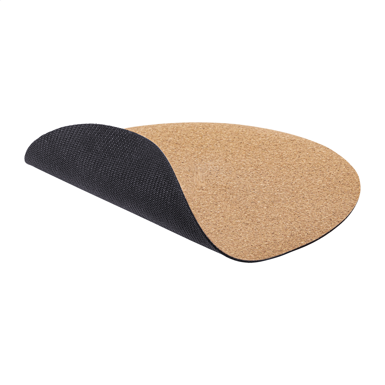 Tappetino mouse rotondo Corpad Rond in sughero naturale con logo