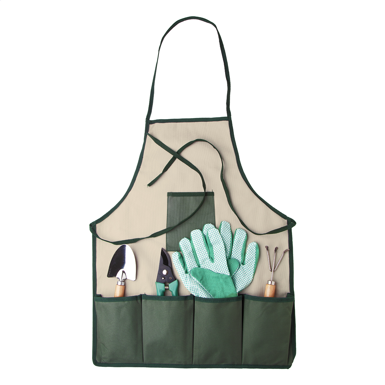 Set attrezzi da giardino Jardin personalizzato in grembiule di nylon