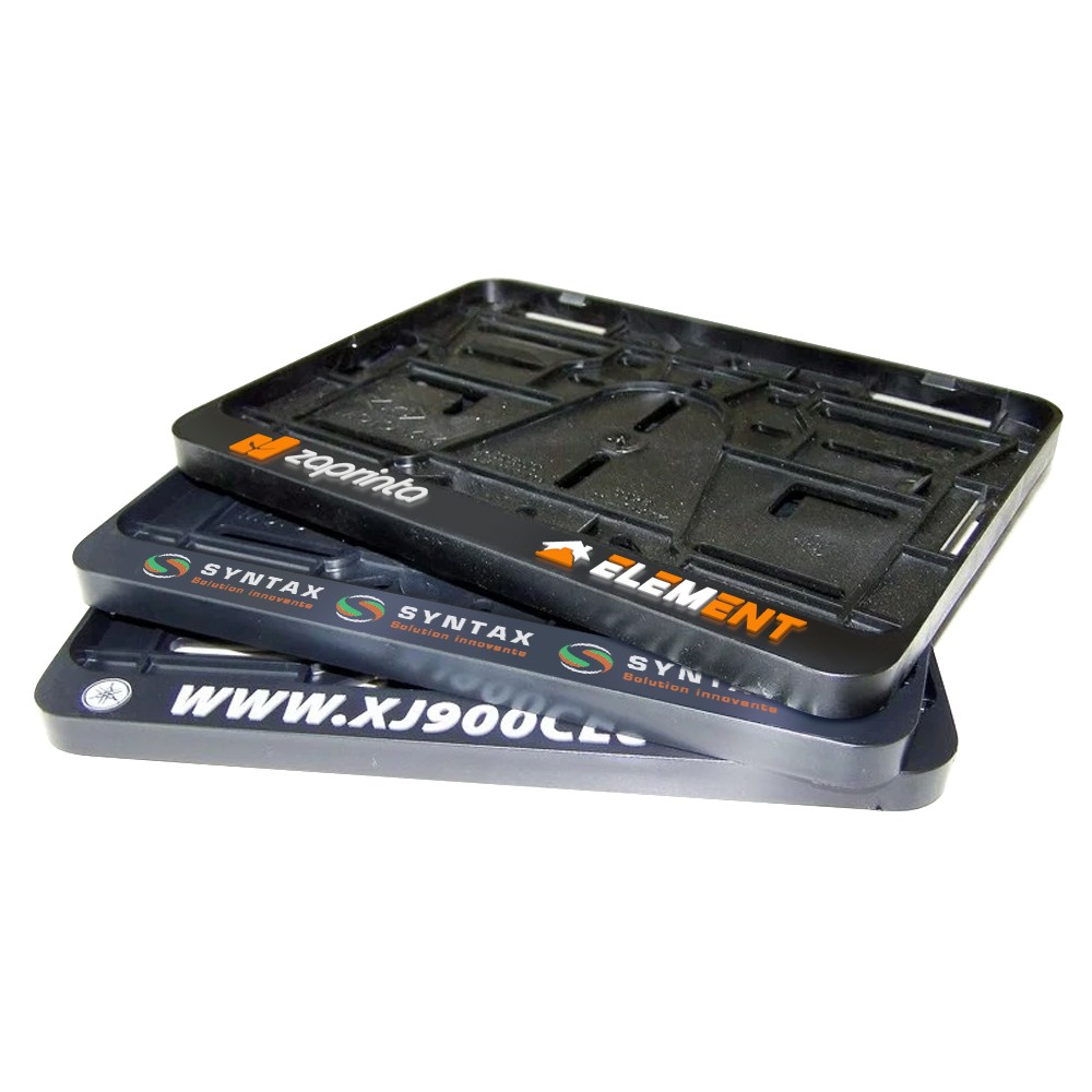 Porta targa moto personalizzato (in rilievo) - CAR10