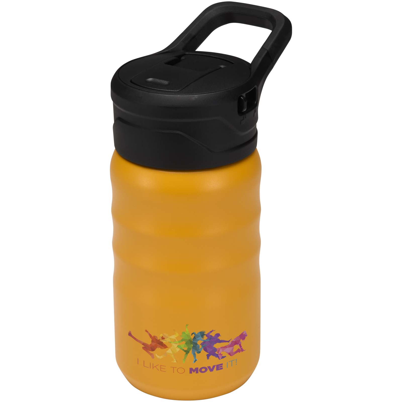 Borraccia sportiva in acciaio inox a doppia parete da 350 ml RCS riciclata Knox con cannuccia pieghevole