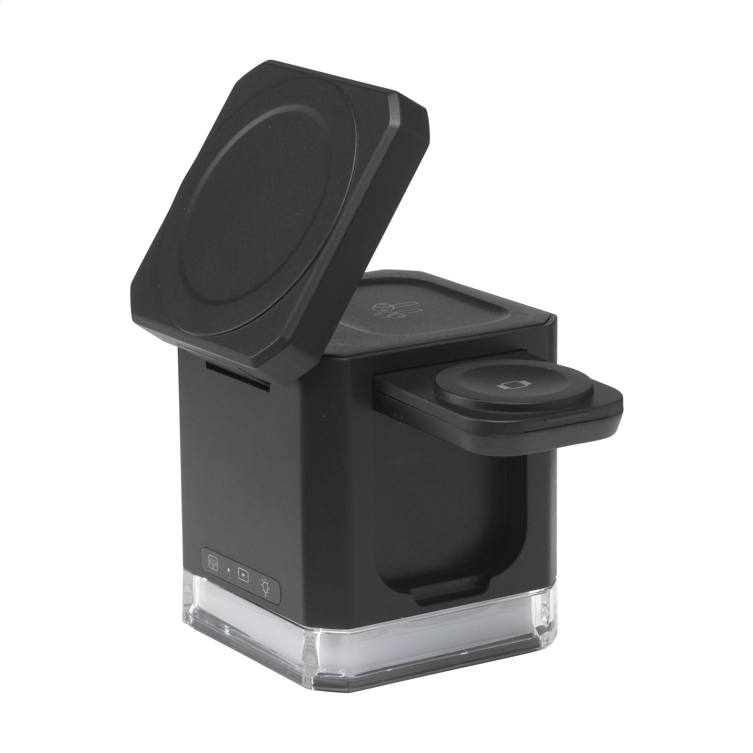 Supporto di ricarica 3-in-1 Cube Magsafe in ABS riciclato RCS