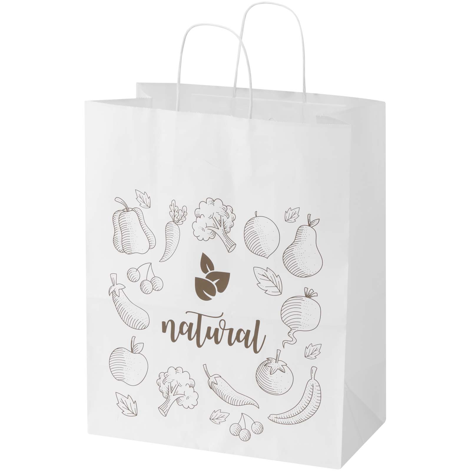 Borsa Elegante di Carta Kraft - Cassano d’Adda stampato con logo