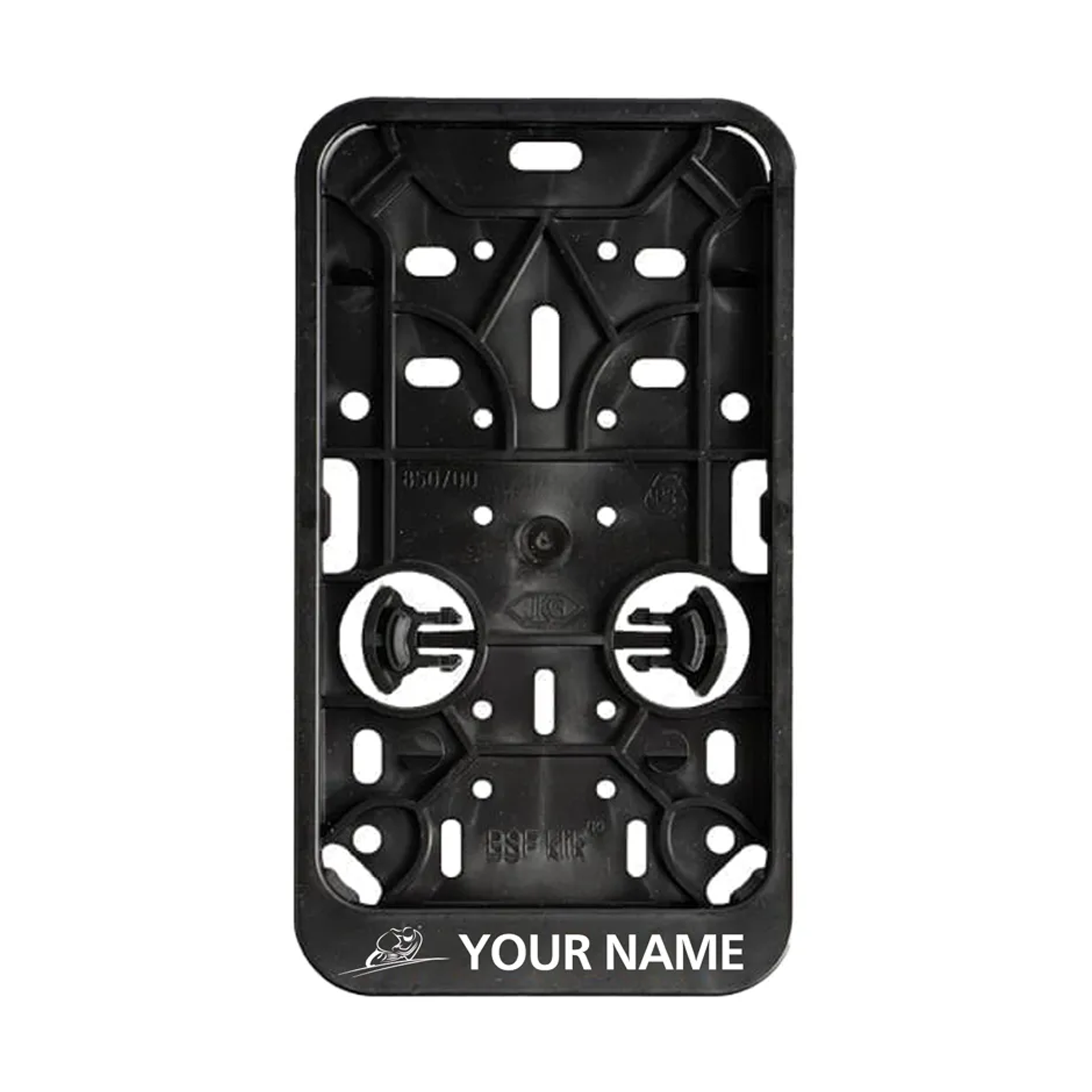 Porta targa per scooter in piedi - Mazzo di Valtellina