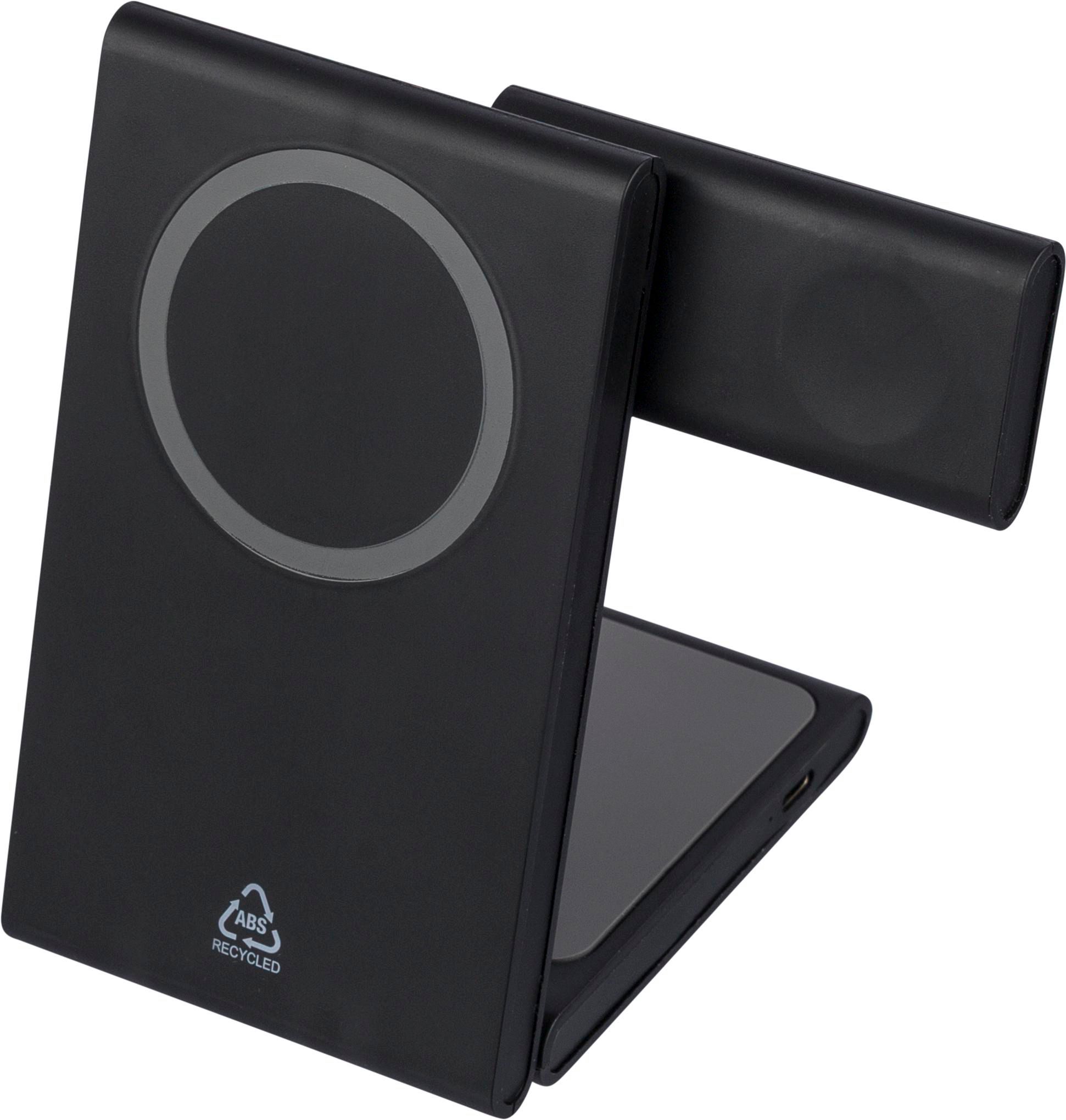 Caricatore magnetico wireless 3-in-1 EcoCharger - Erba stampato con logo